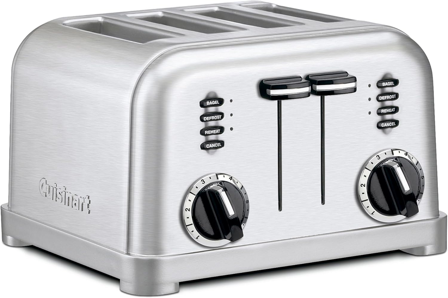 Cuisinart 4-Slice Compact Plastic Toaster, Black, CPT-142BKP1