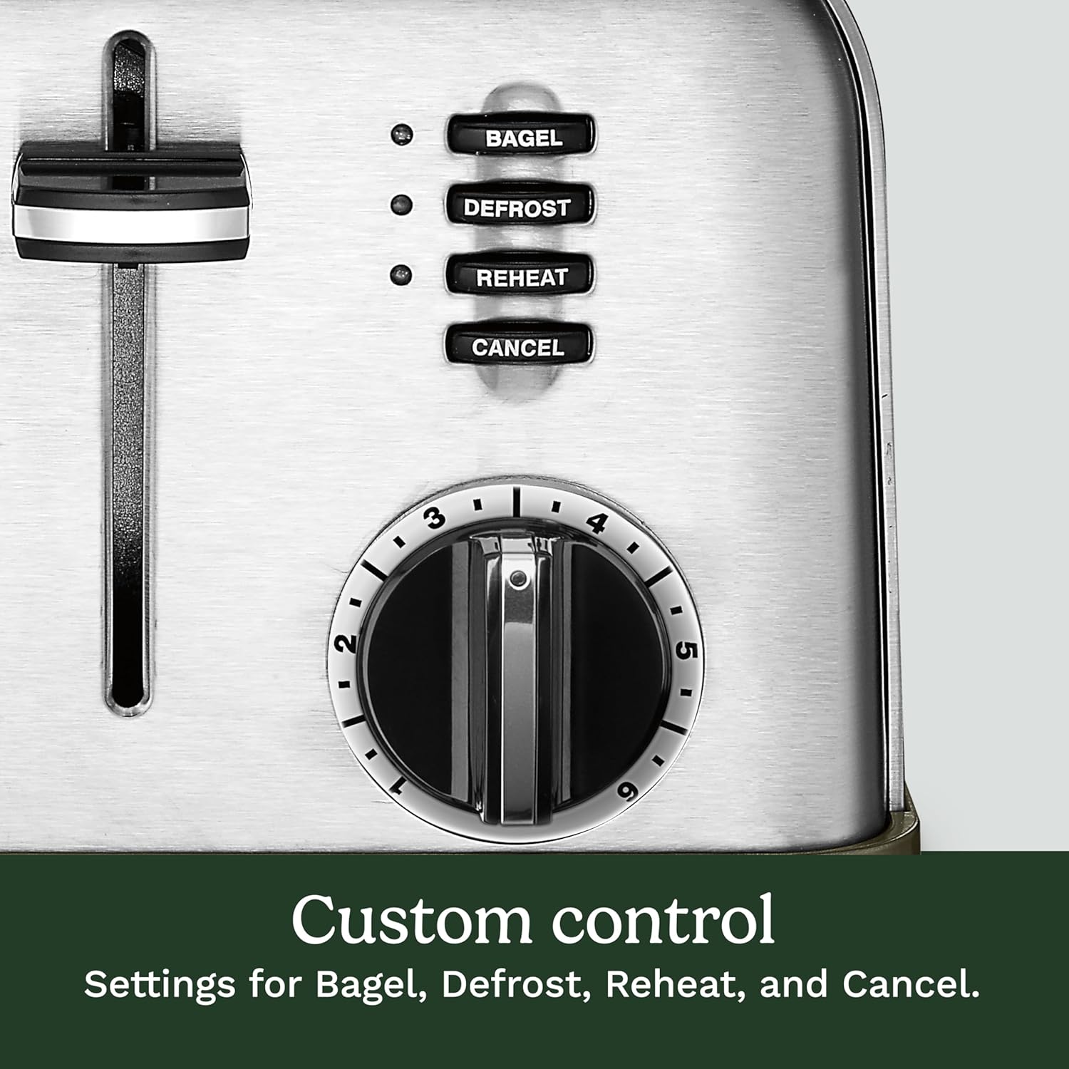 Cuisinart 4-Slice Compact Plastic Toaster, Black, CPT-142BKP1 - Image 3