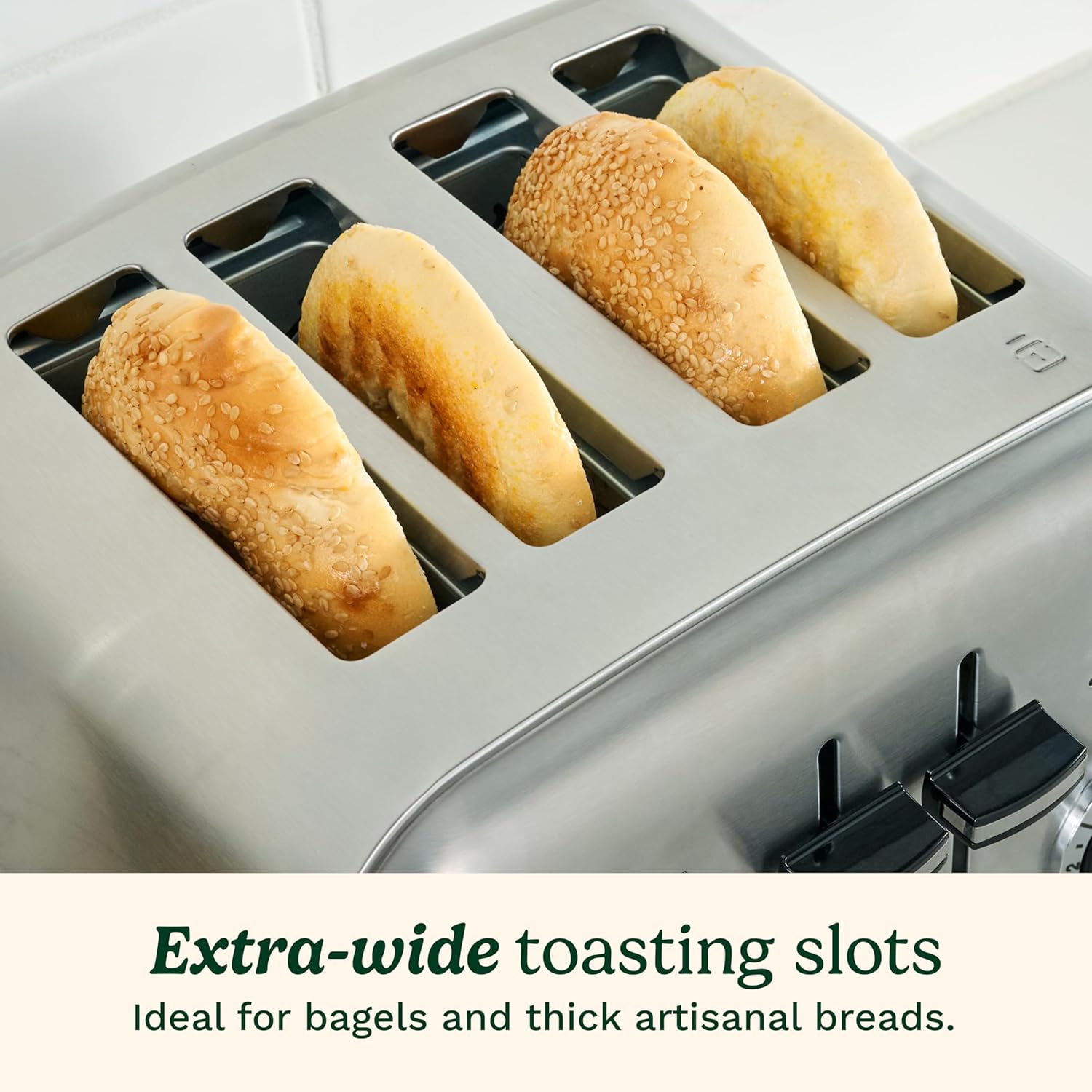 Cuisinart 4-Slice Compact Plastic Toaster, Black, CPT-142BKP1 - Image 4