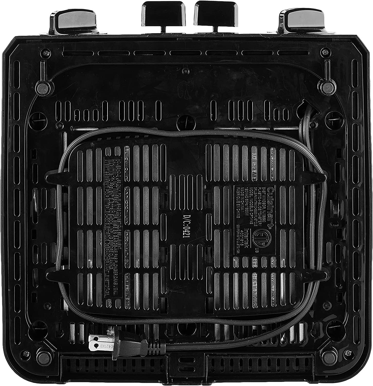 Cuisinart 4-Slice Compact Plastic Toaster, Black, CPT-142BKP1 - Image 8